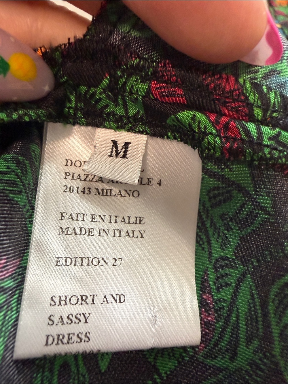 LA DOUBLEJ • Short & Sassy 100% Silk Ruffle Dress • Made in Italy • Medium - Picture 11 of 15